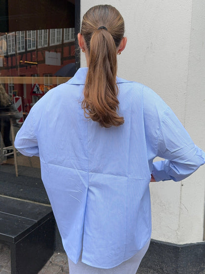 Mathilde Ravn striped shirt - blue/white