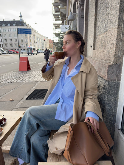 Mathilde Ravn striped shirt - blue/white