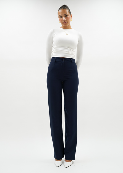 Straight leg pants classic night blue (tall)